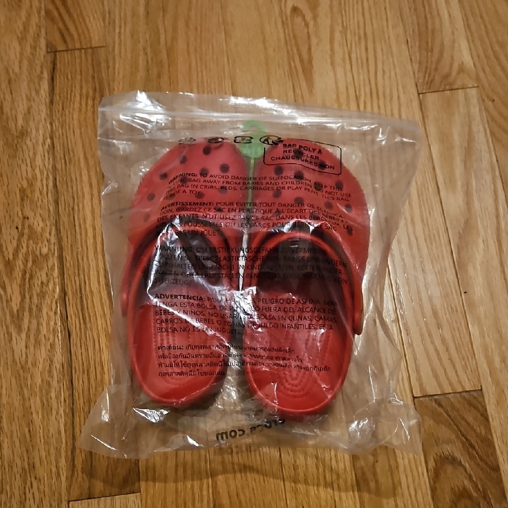 Kids Red Clogs